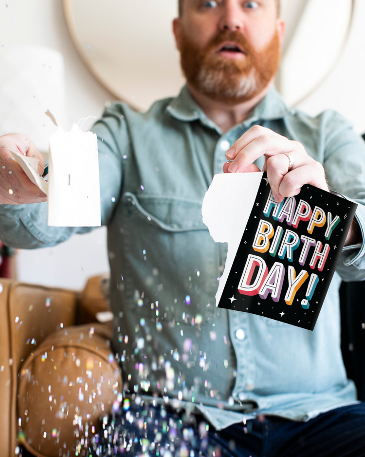 Endless Birthday Recordable Card with Glitter