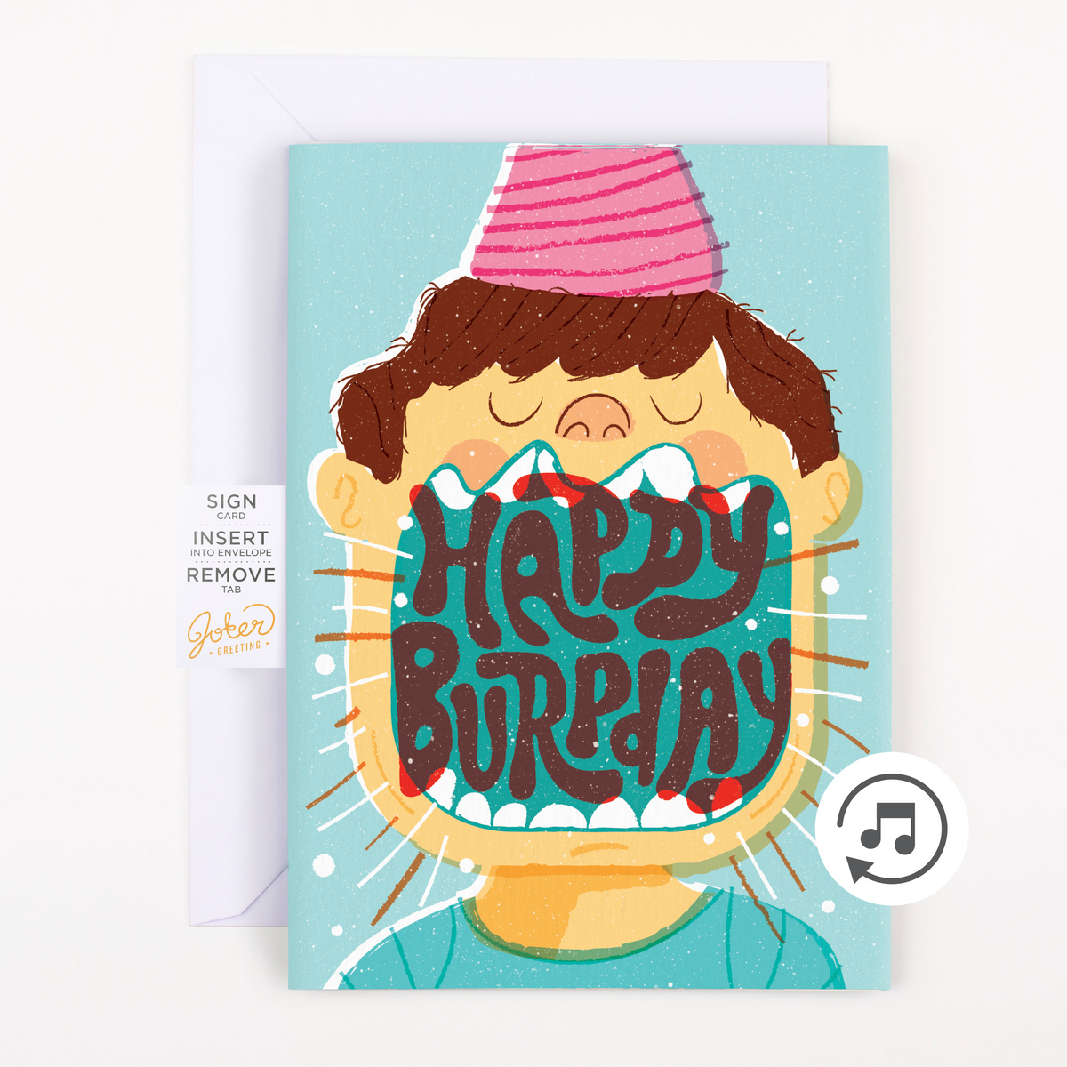 Endless Burp Day Birthday Card Joker Greeting