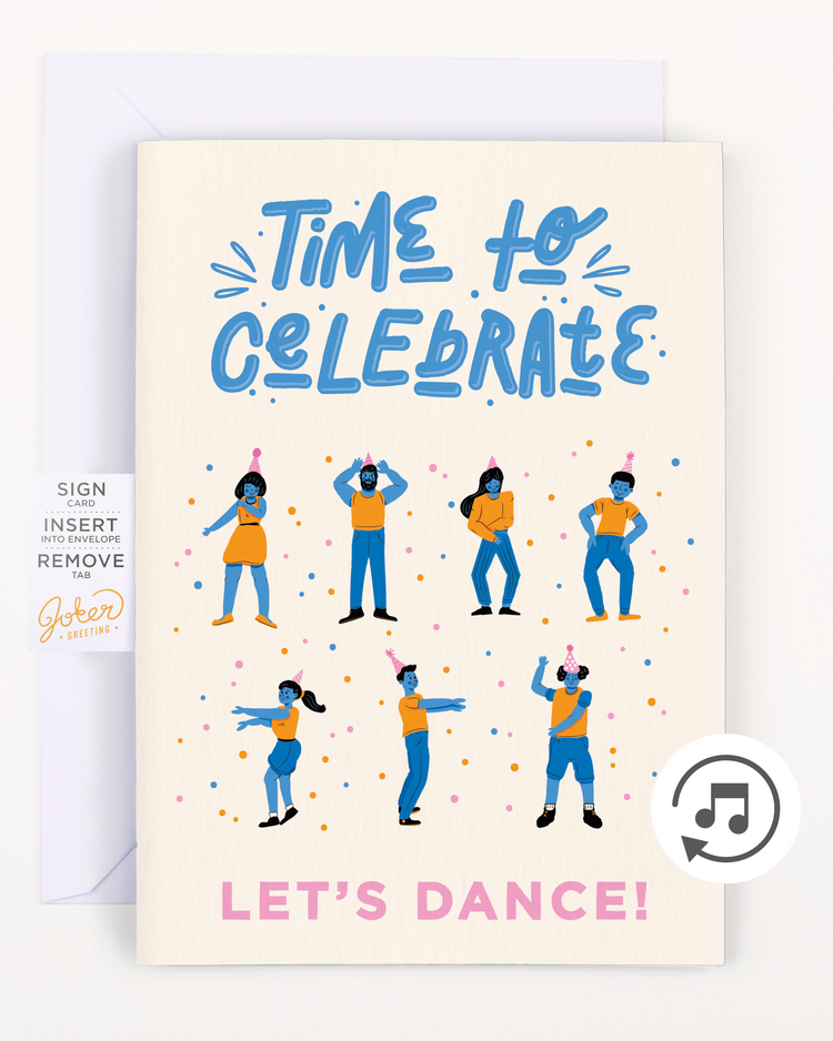 Endless Macarena Card with Glitter