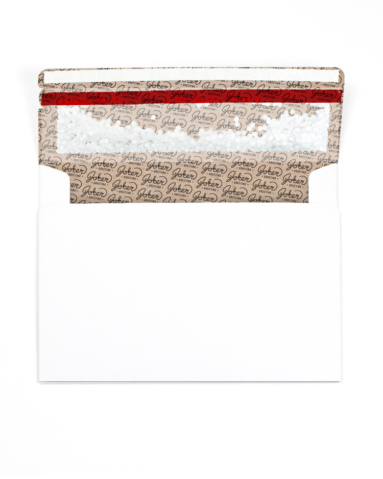 Glitter Trap White Envelope (1-Pack)