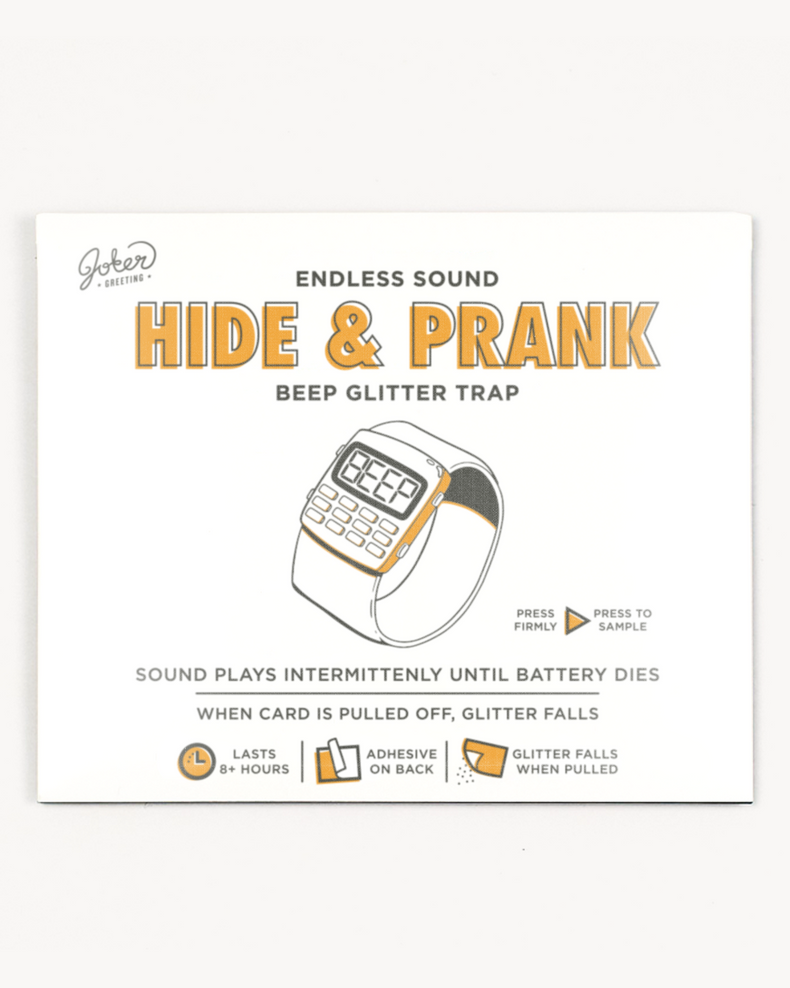 Hide & Prank Watch Beep Glitter Trap