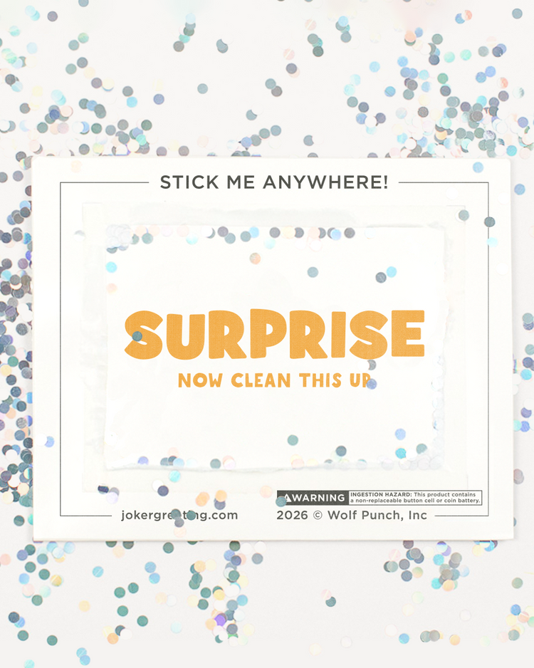 Hide & Prank Cricket Glitter Trap