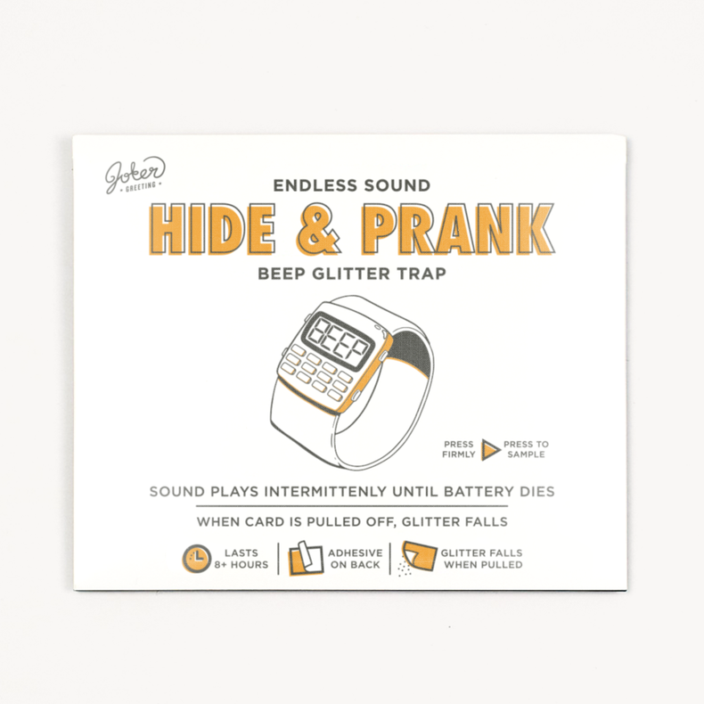 Hide & Prank Watch Beep Glitter Trap