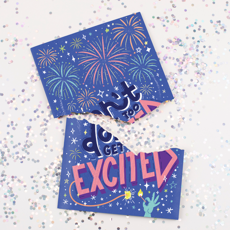 Master Carton - Endless NSFW Moaning Congrats Card With Glitter (100/box)