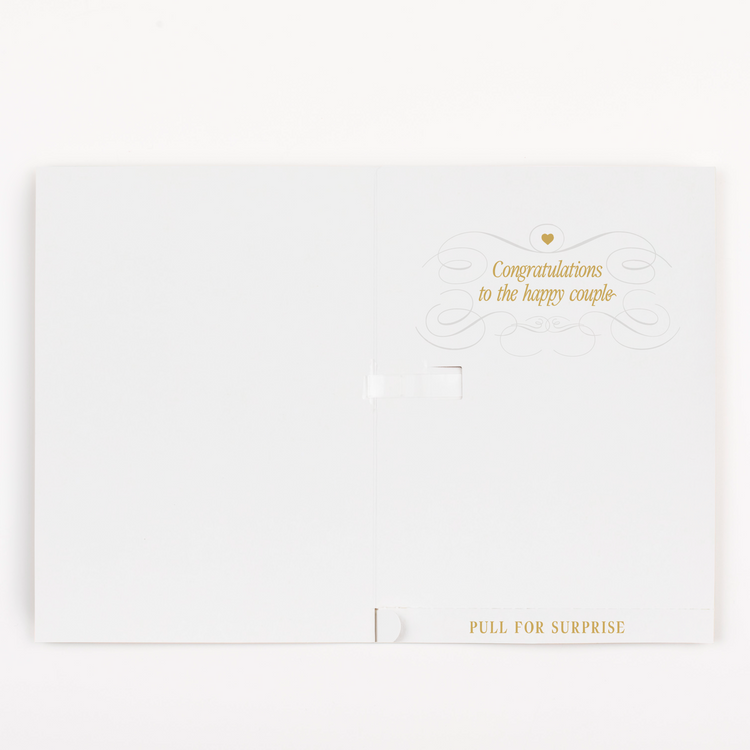 Endless Just Married Card With Glitter