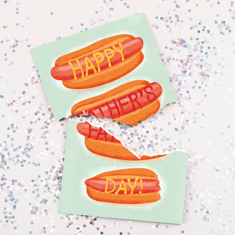 Father's Day prank greeting card that plays Dad Dad Dad endlessly