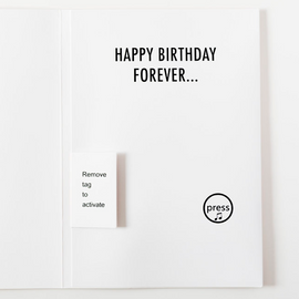 Birthday Greeting Cards That Plays Music Non-stop. The New Funny Card.