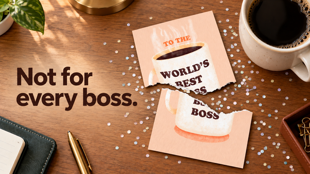 This Boss’s Day Gift Is Not for Every Boss