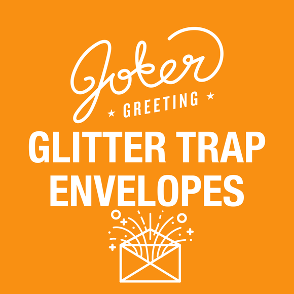 Glitter Trap Envelope