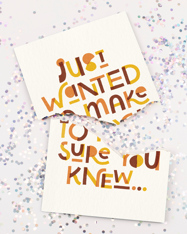Endless GOAT Scream Card with Glitter