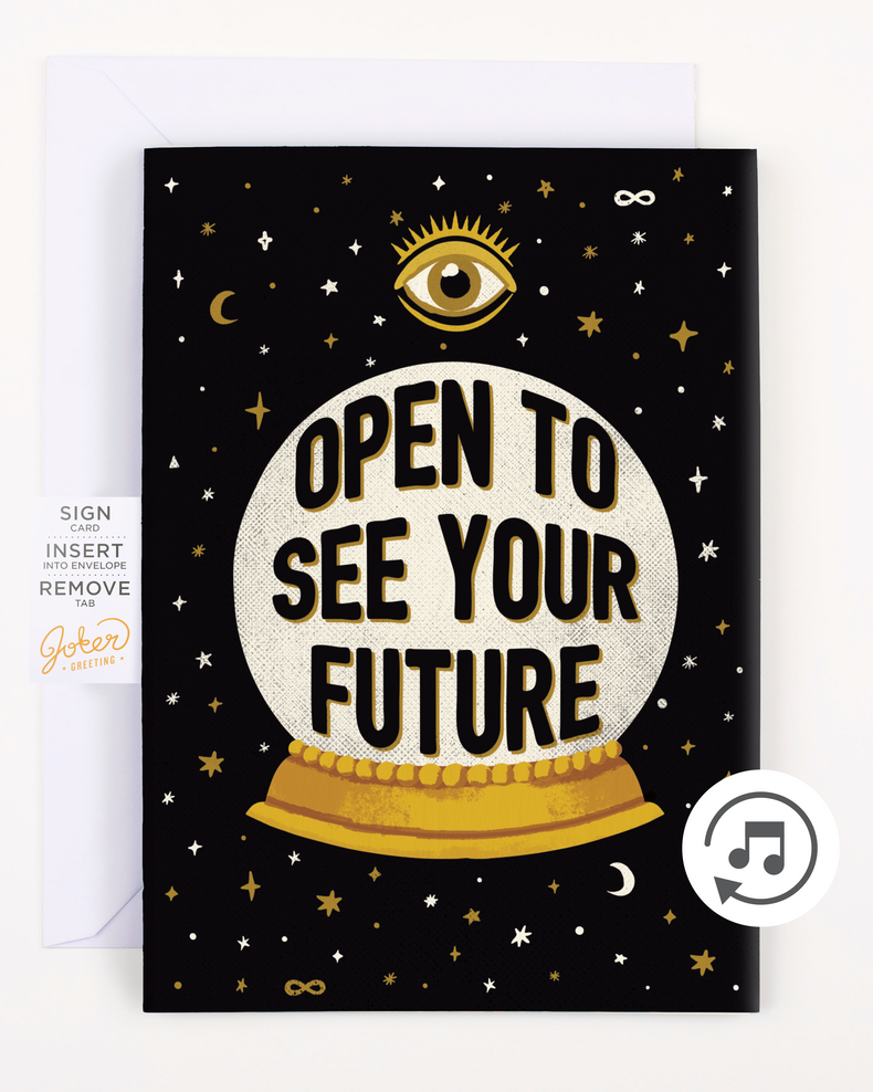 Endless All Occasion Fortune  Card with Glitter