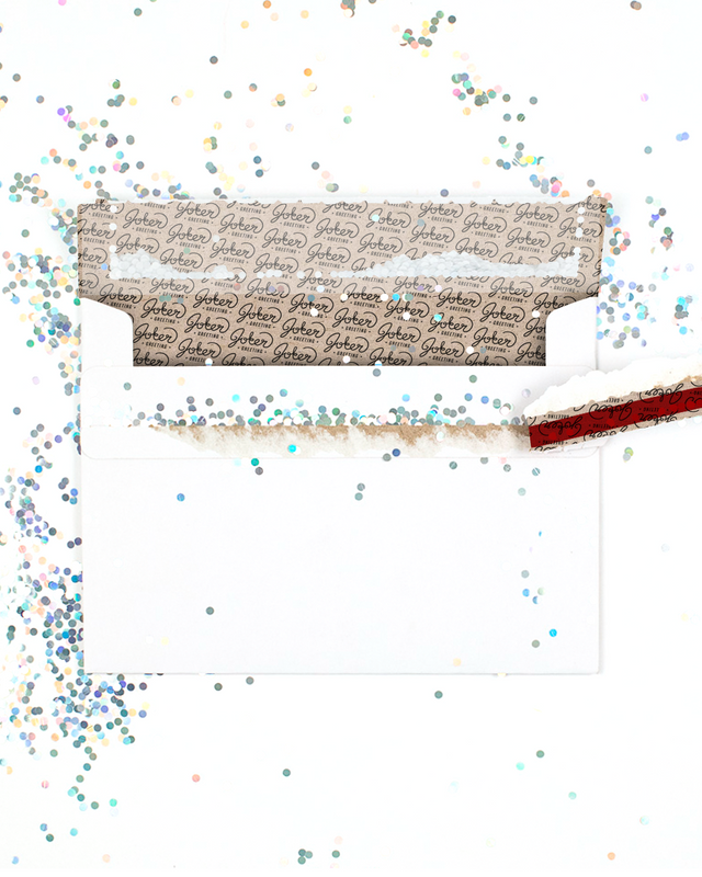 Endless Meowing Birthday Glitter Envelope