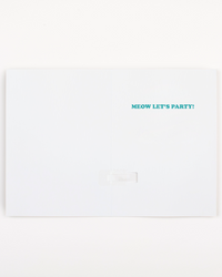 Endless Cool Cat Birthday Card with Glitter