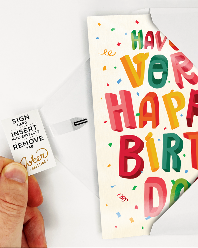 Endless Birthday Farts Card with Glitter