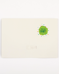 Beige envelope with a green logo and text 'You Old Fart' on a white background