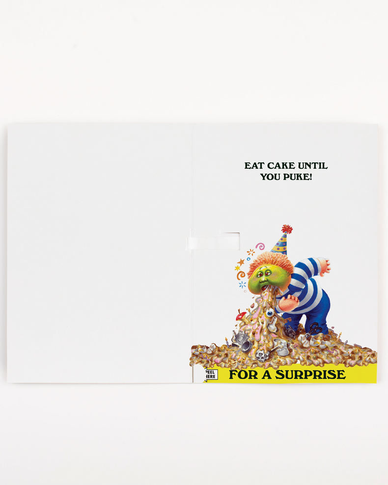 Garbage Pail Kids "Happy Barf Day" Birthday Card