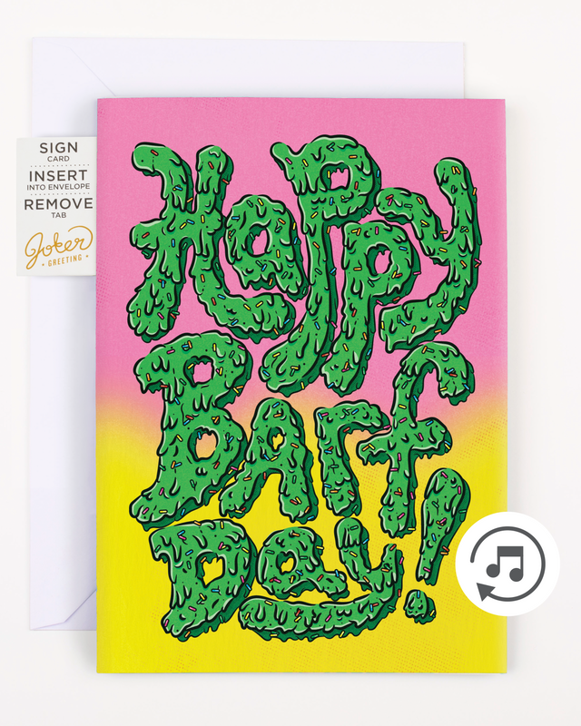Garbage Pail Kids Endless Birthday Card – Happy Barf Day