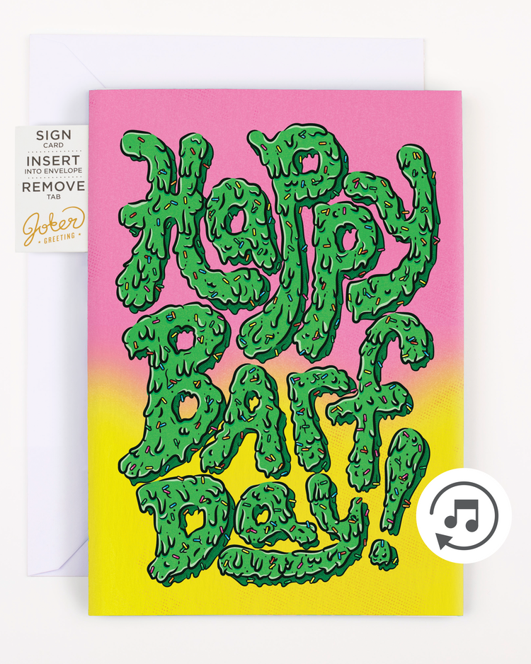 Garbage Pail Kids Endless Birthday Card – Happy Barf Day