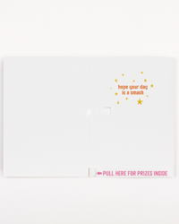 Endless Piñata Birthday Card with Glitter and Sticker Surprise