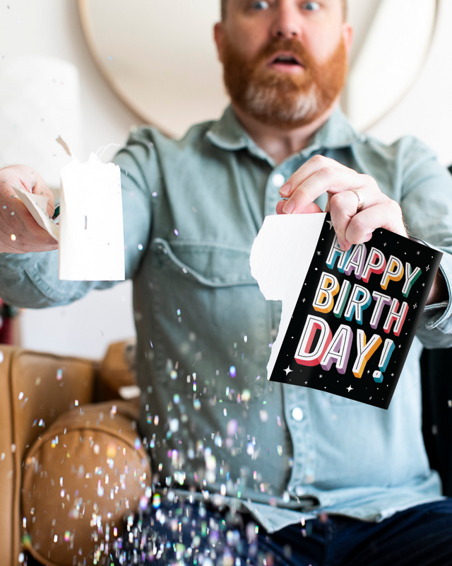 Endless Birthday Recordable Card with Glitter