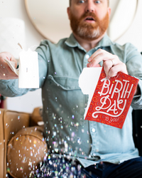Endless Birthday Card with Glitter