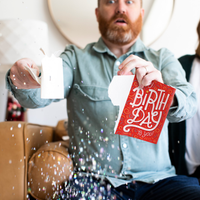 Endless Birthday Card with Glitter