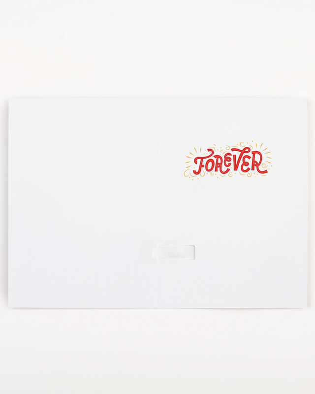 Endless Birthday Card with Glitter