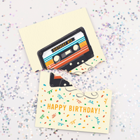 Master Carton - Endless "Never Gonna Give You Up" Birthday Card With Glitter (100/box)