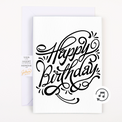  Joker Greeting prank birthday card with envelope, tab instructions showing how to activate.