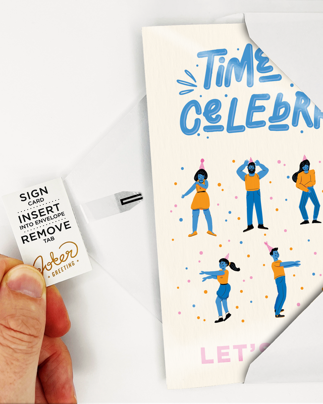 Endless Macarena Card with Glitter