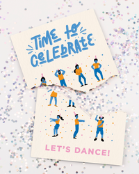 Endless Macarena Card with Glitter