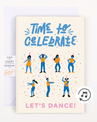 Endless Macarena Card with Glitter