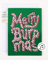Garbage Pail Kids "Merry Burpmas" Christmas Card