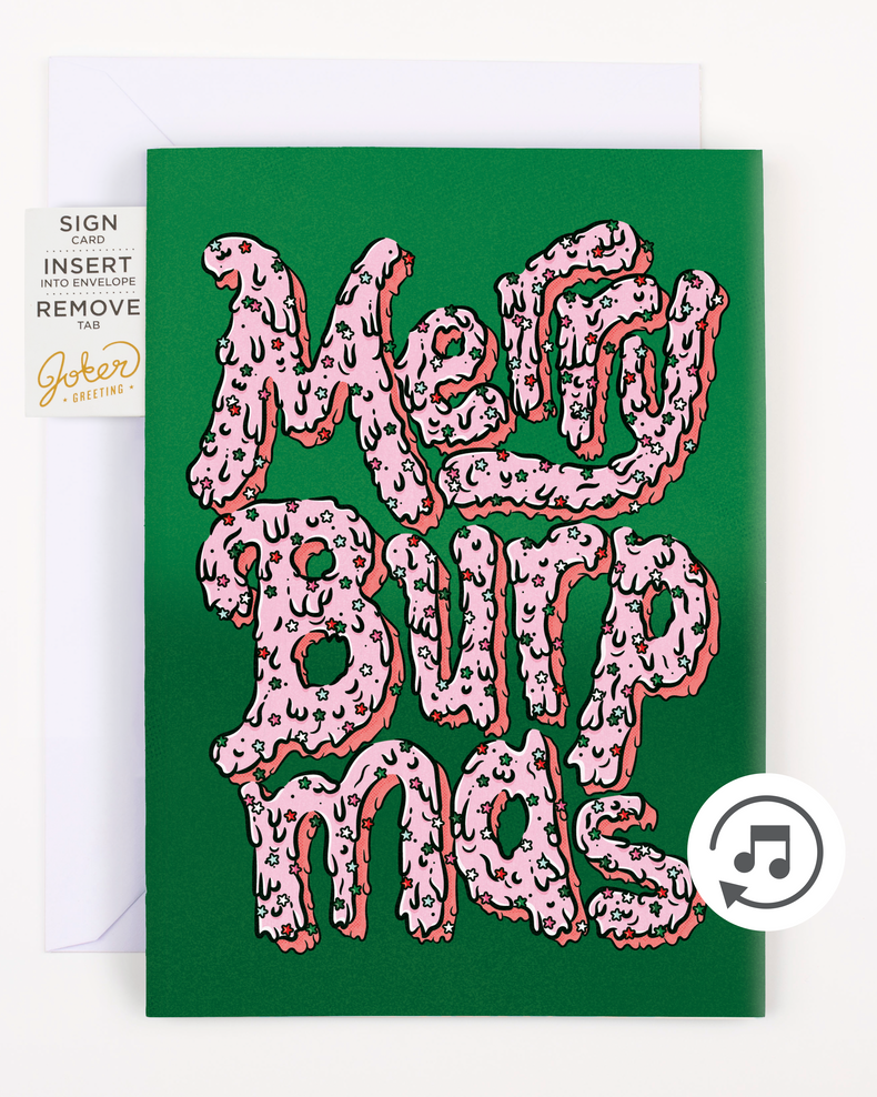 Garbage Pail Kids "Merry Burpmas" Christmas Card
