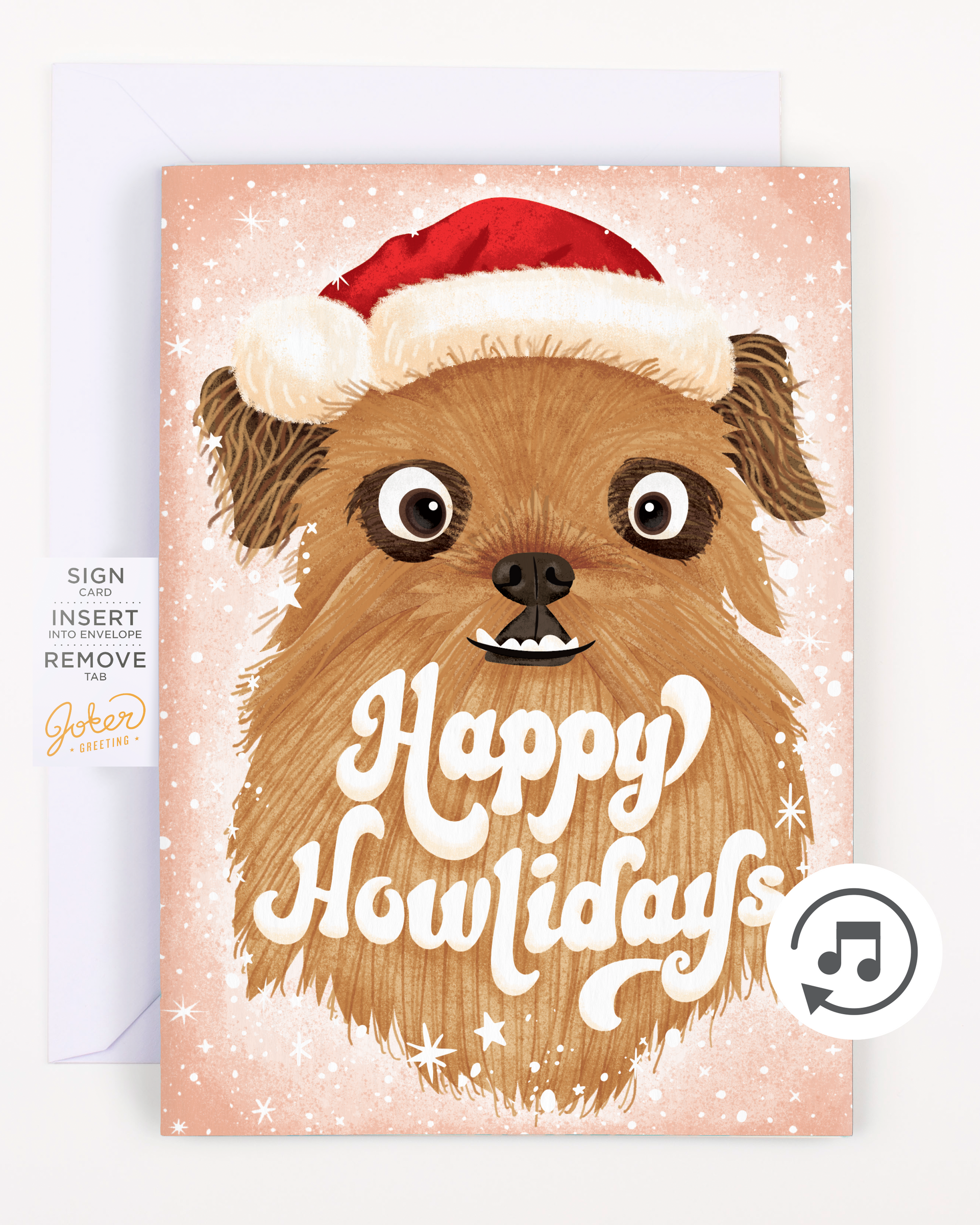 Dog Christmas Card | Joker Greeting
