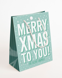 Endless Meowy Christmas Gift Bag