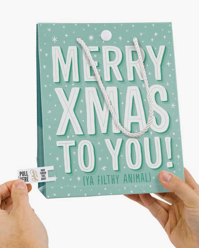 Endless Meowy Christmas Gift Bag