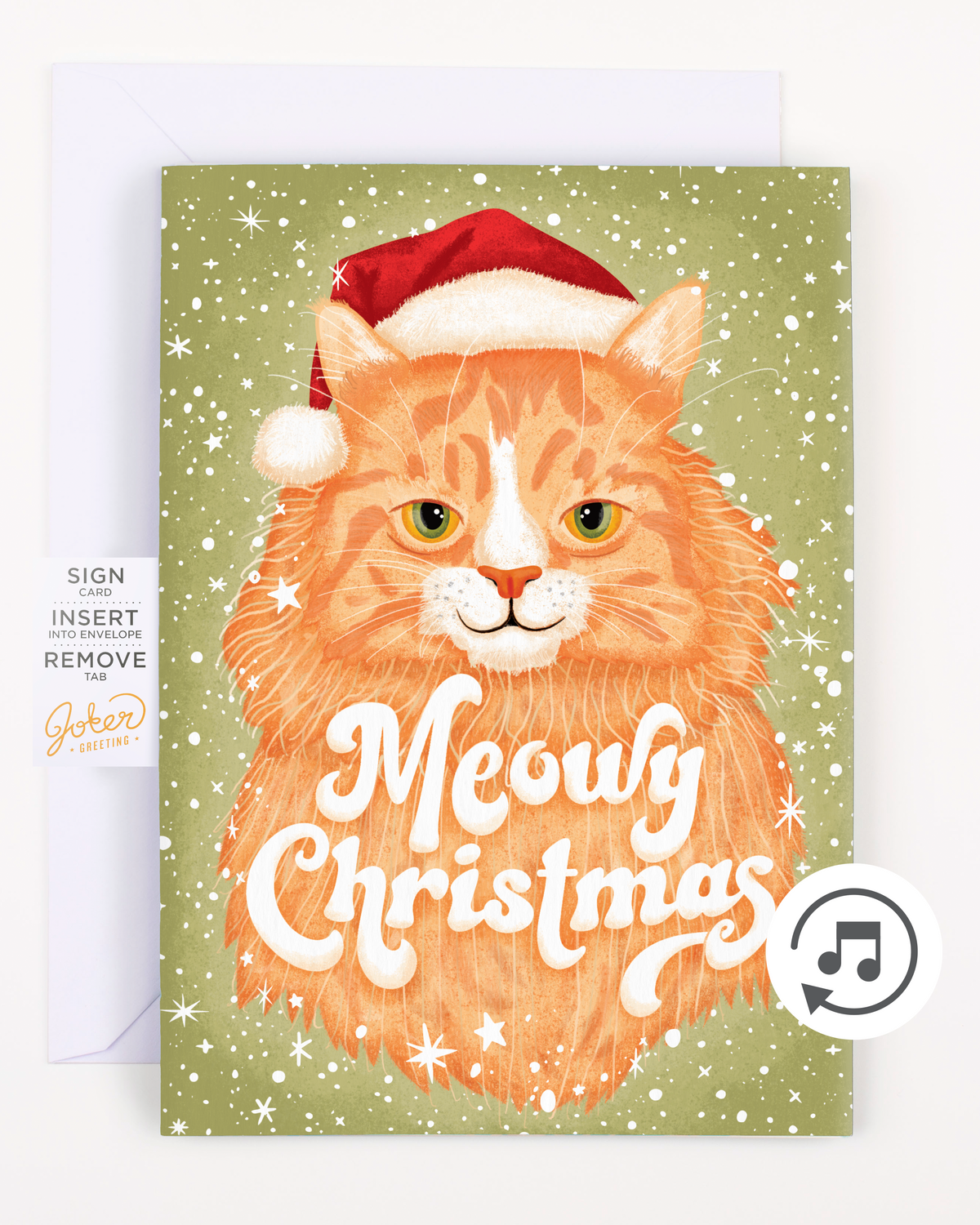 Meowy Christmas Card | Joker Greeting