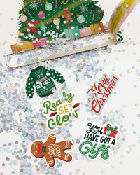 Endless Christmas Glitter and Sticker Surprise Card