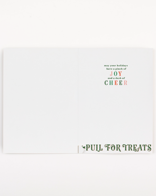 Seasons Greetings Glitter and Sticker Surprise Card