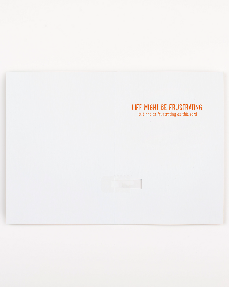 Endless Encouragement Clown Card with Glitter