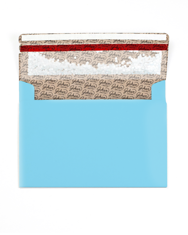 Glitter Trap Blue Envelope (1-Pack)