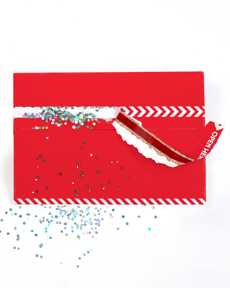 Glitter Trap Red Envelope (1-Pack)