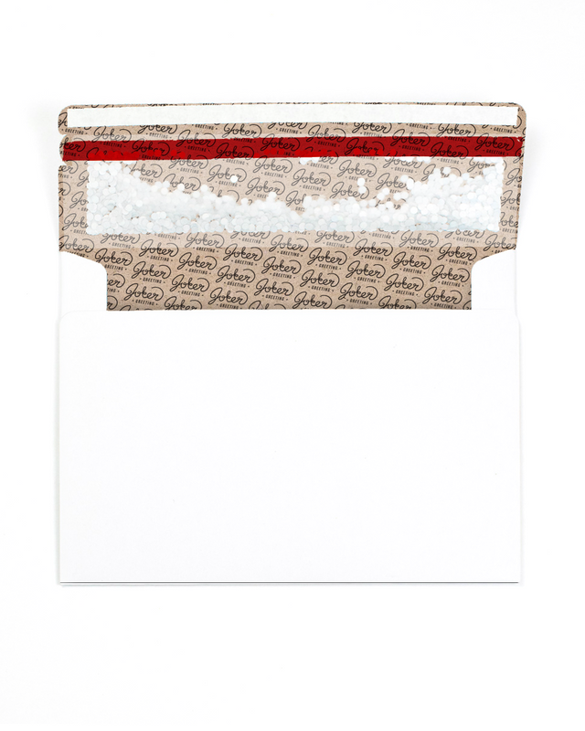 Glitter Trap White Envelope (1-Pack)