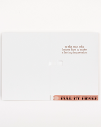 Endless Fart Father's Day Card – Pull My Finger Surprise