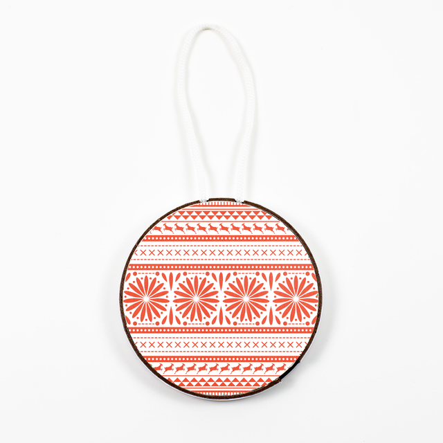 Back of the Christmas ornament prank