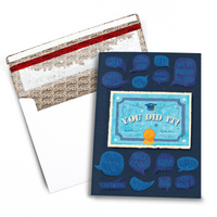 Graduation Card with Glitter Trap Envelope - Bundle