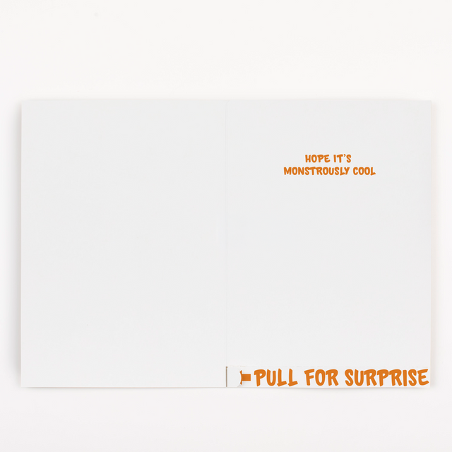 Halloween Glitter and Sticker Surprise Card