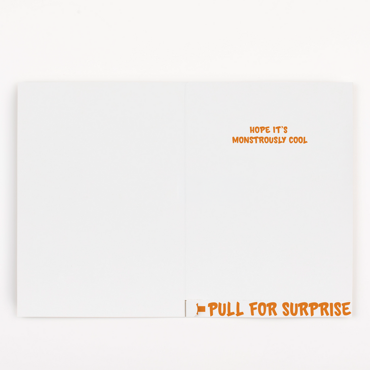 Halloween Glitter and Sticker Surprise Card