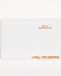 Halloween Glitter and Sticker Surprise Card